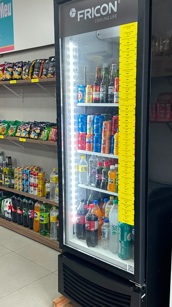 Bebidas geladas no freezer